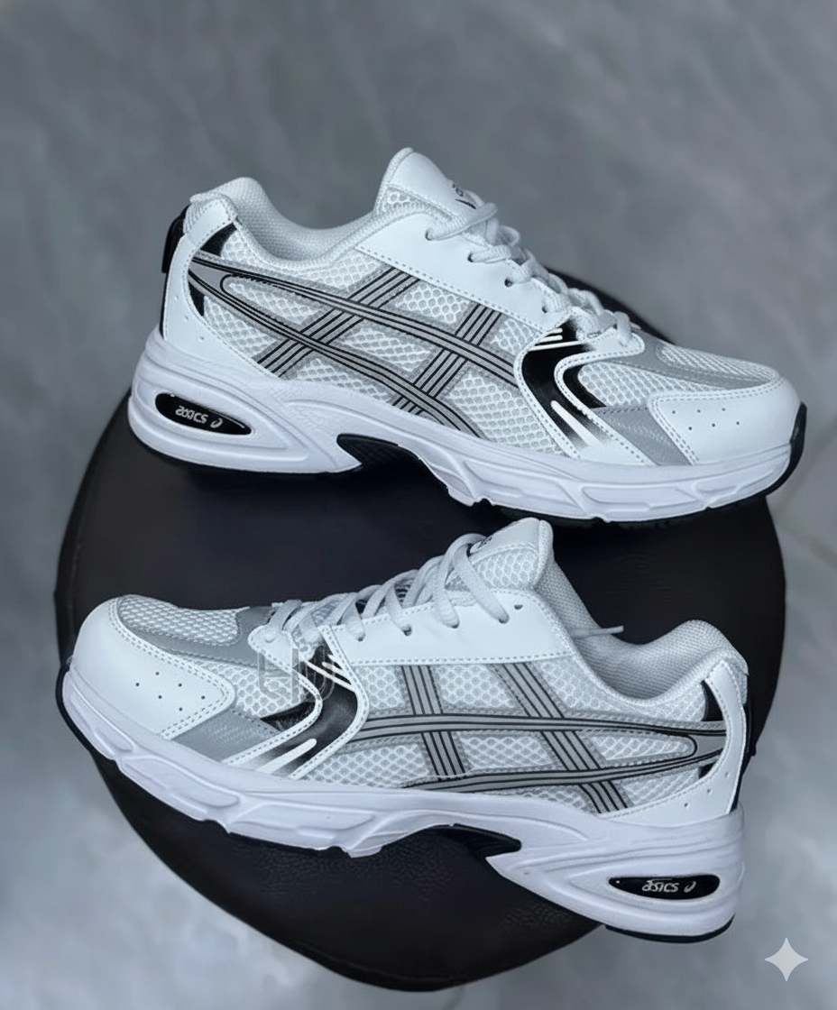 ASICS Gel Blanc Argent – Confort, Style et Performance
