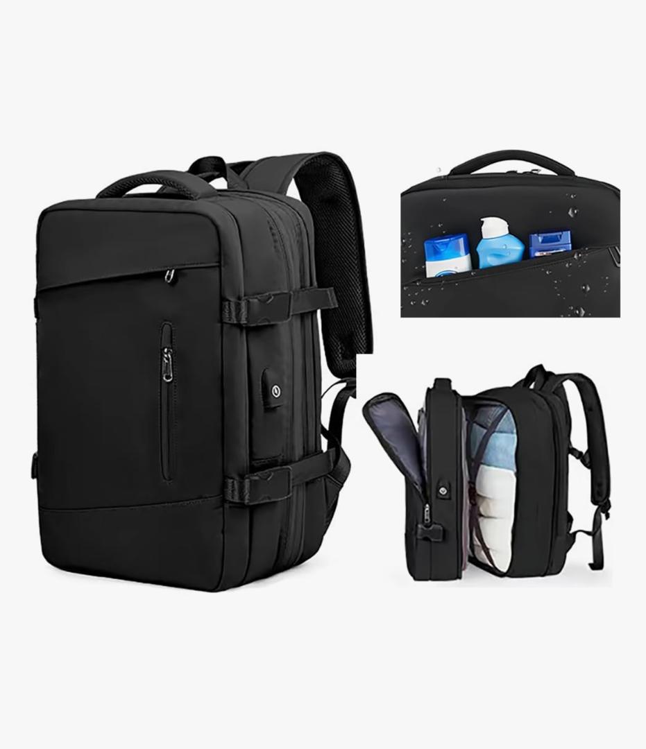 Sac à dos multifonction homme – Grande capacité, étanche et antichoc