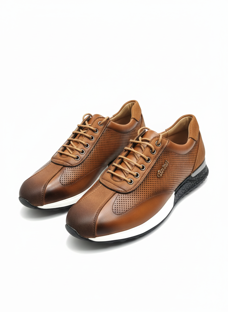 Chaussures Homme Casual Cuir Marron – Confort & Élégance